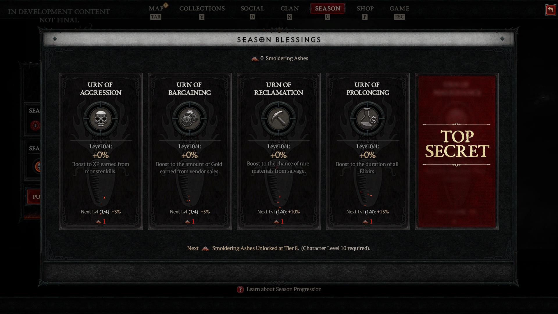 Season Blessings in Diablo IV (2023), Blizzard Entertainment