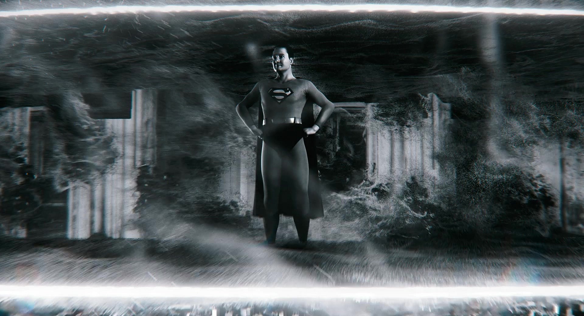 George Reeves' incarnation of Superman (CGI) is erased from existence in The Flash (2023), Warner Bros. Discovery