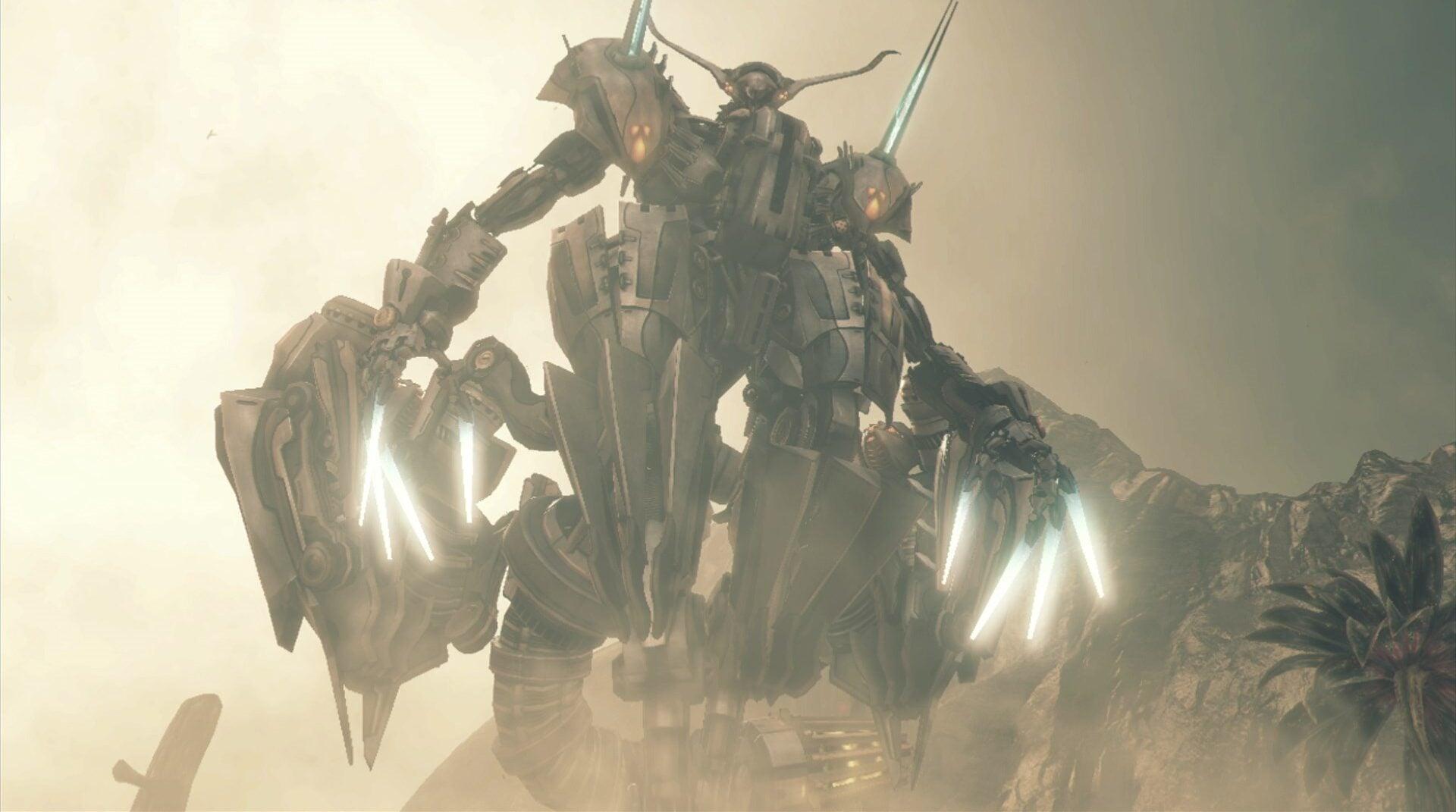 The Almandal Ganglion Skell dominates the sky in Xenoblade Chornicles X (2015), Monolith Soft