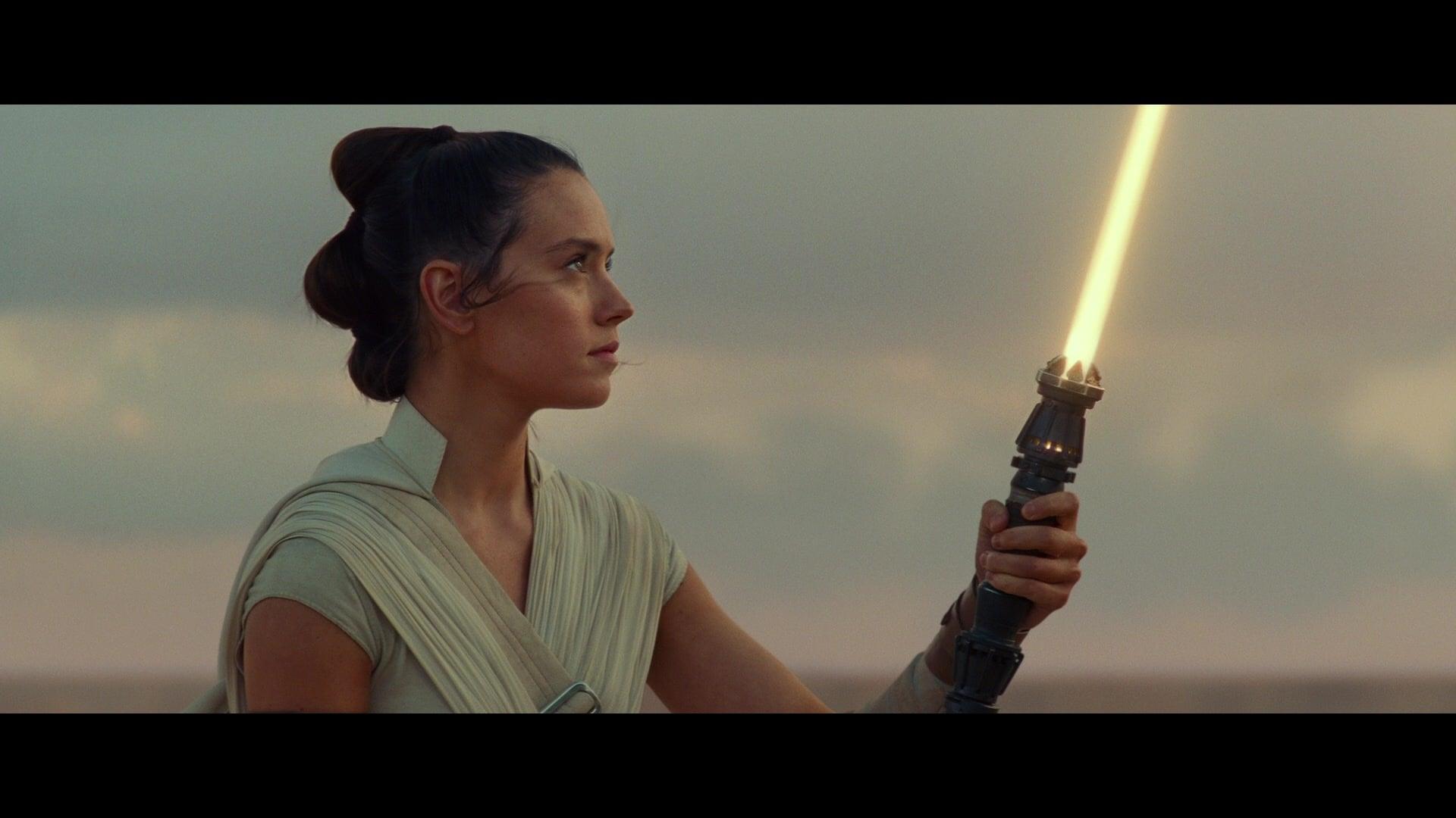Rey (Daisy Ridley) takes up the Skywalker name in Star Wars: Episode IX - The Rise of Skywalker (2019), Disney