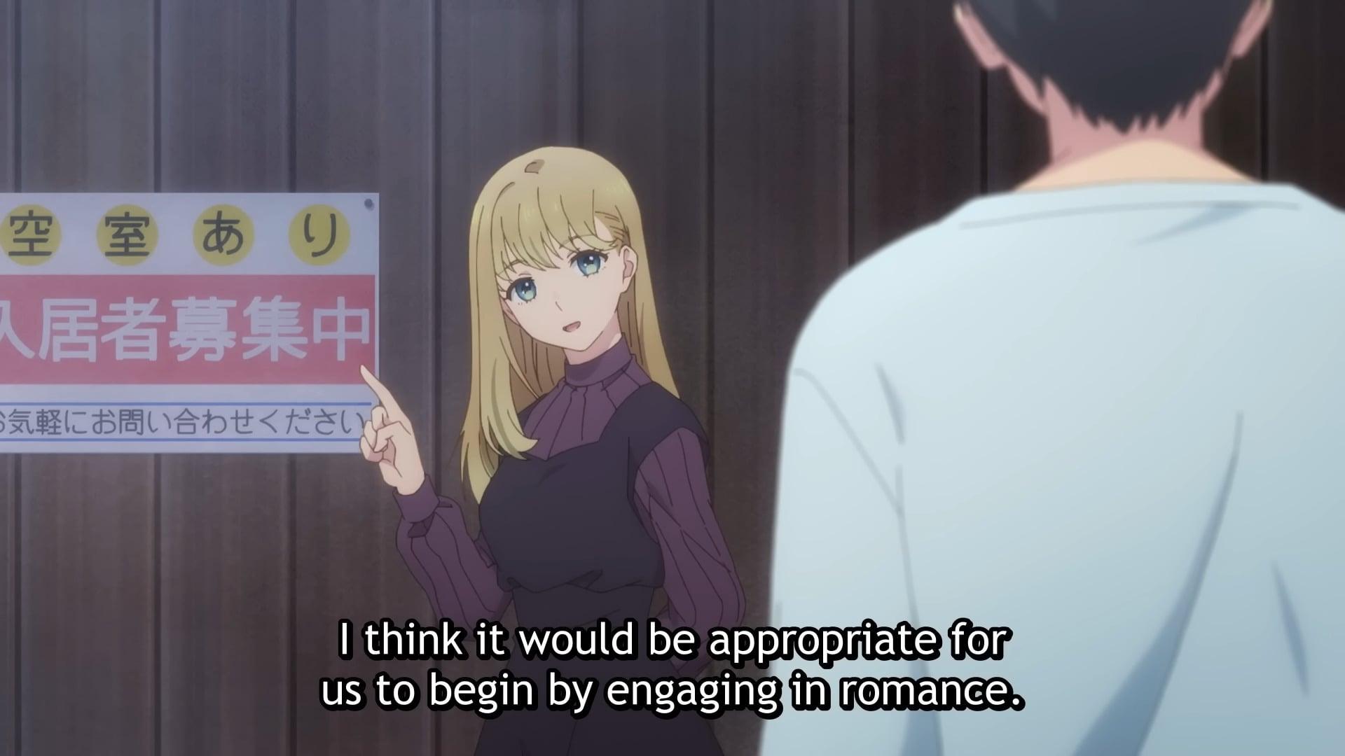 Shiori has an idea in the official trailer to A Galaxy Next Door (2022), Asahi Production