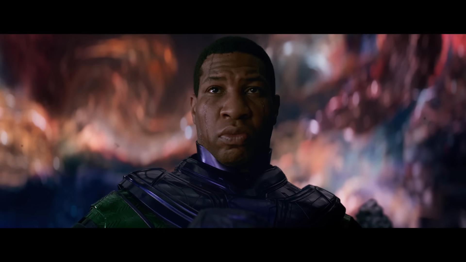 Kang the Conqueror (Jonathan Majors) looks out upon his Chrononaut army in Ant-Man and the Wasp: Quantumania (2023), Marvel Entertainment
