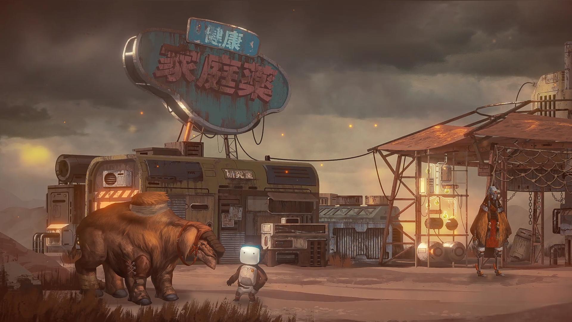 Delta examines a strange creature by a shack in the wasteland via Life of Delta (2023), A variety of agents are ready to take on the job via Rough Justice '84 (2023), Daedalic Entertainment