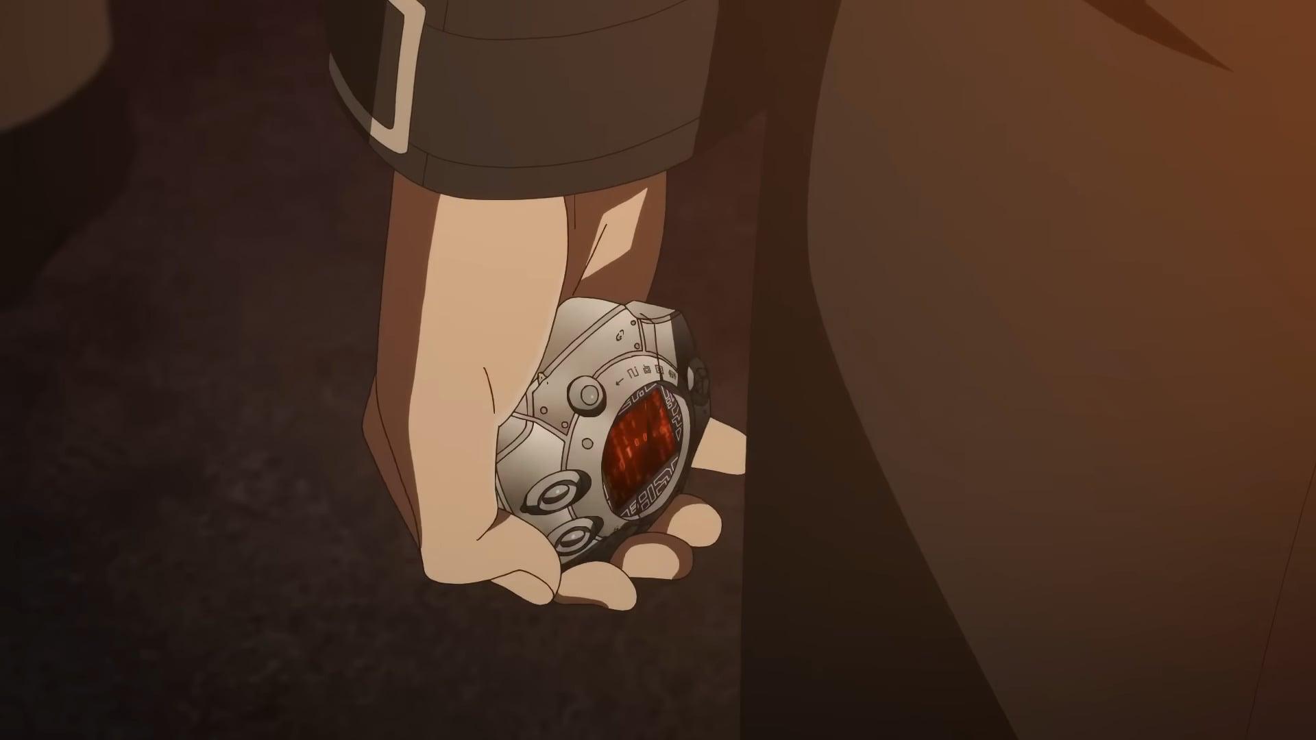 Rui Owada (Megumi Ogata) reveals his Digivice in Digimon Adventure 02: The Beginning(2023), Toei Animation