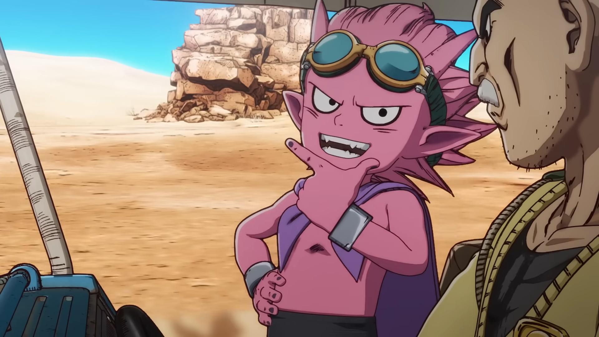 Beelzebub brags about his life in the trailer for Sand Land (2023), Sunrise, Kamikaze Douga, and ANIMA