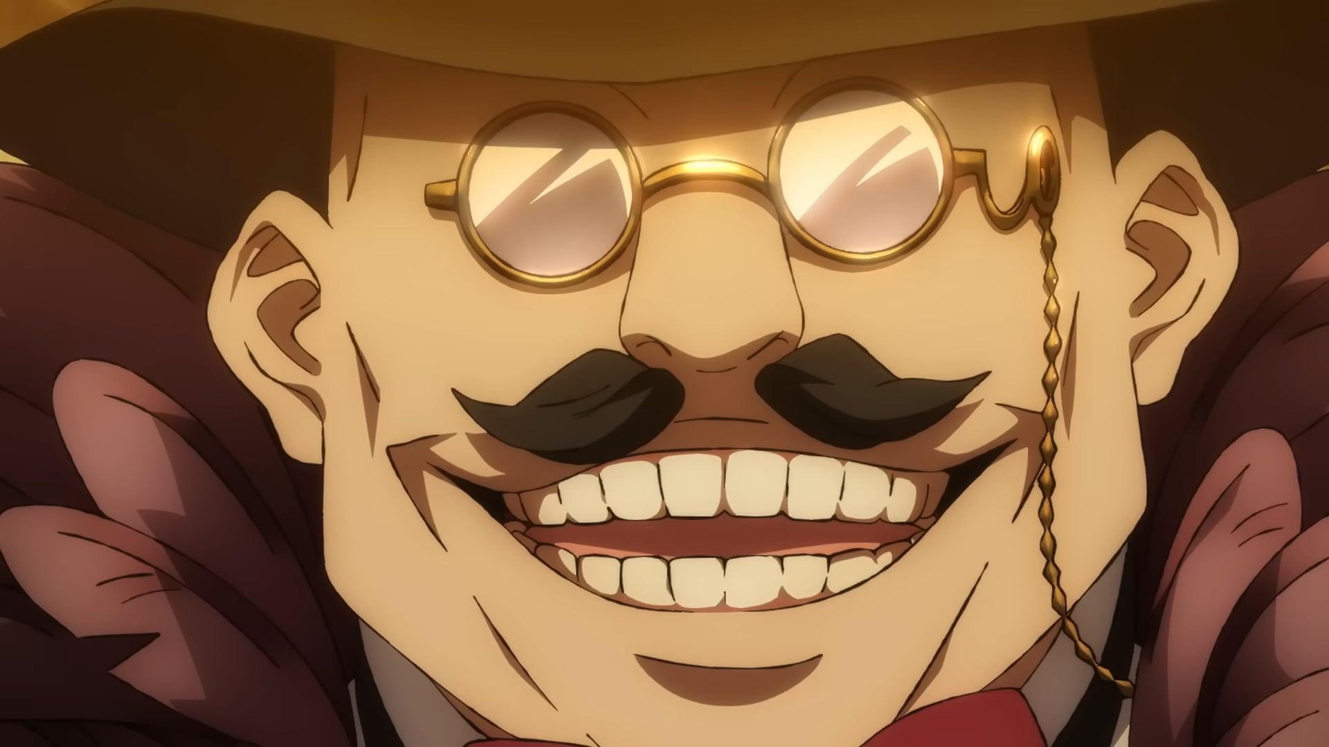 The Slave Trader Beloukas (Kenichi Ogata) shares tales of Zeltoble's slave trade in The Legend of the Shield Hero Season 3 Trailer (2023), Kinema Citrus