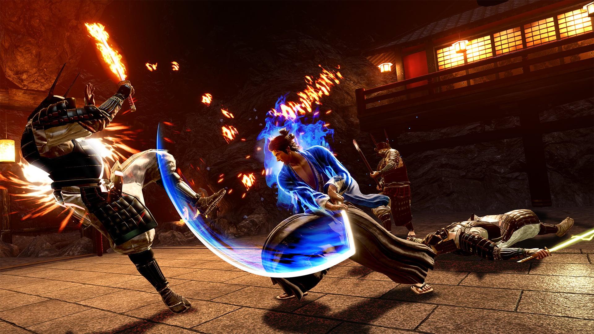 Sakamoto Ryoma cuts down his foes in Like A Dragon: Ishin! (2023), Sega