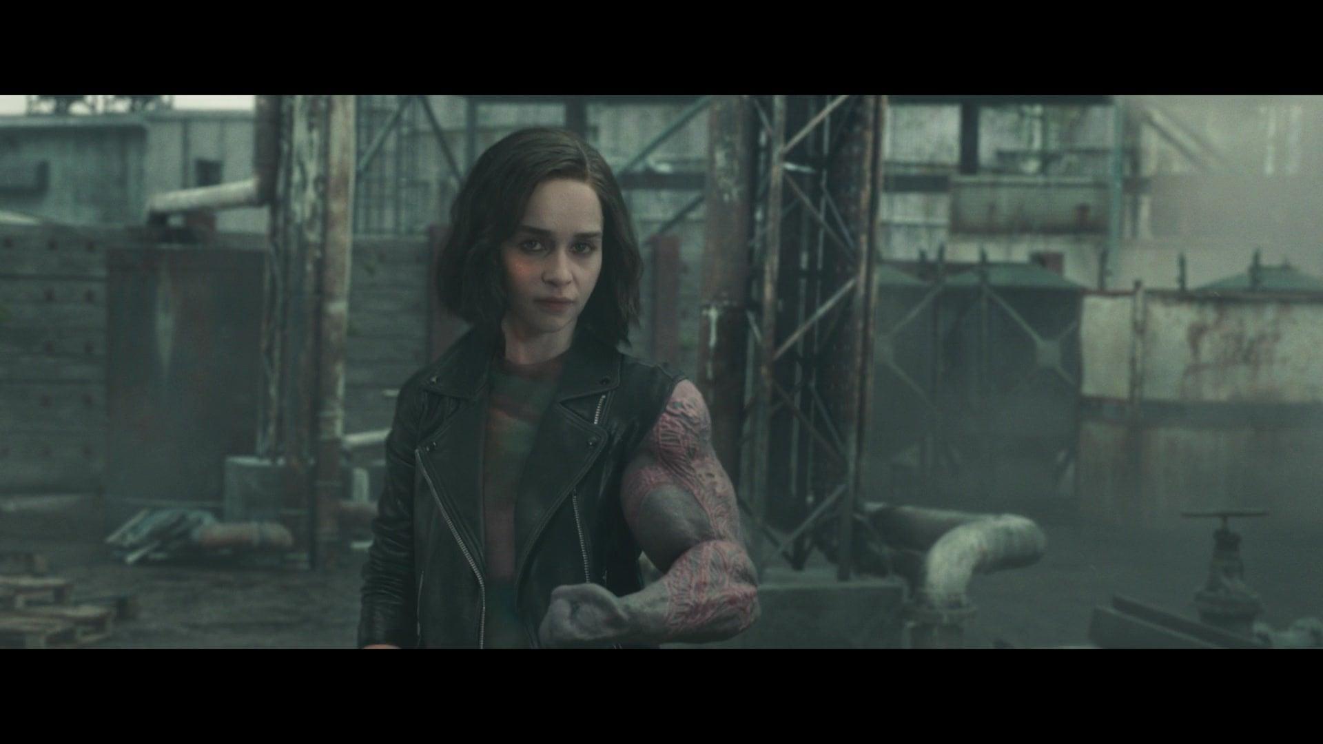 G'iah (Emilia Clarke) accesses the biological data of Drax the Destroyer (Dave Bautista) in Secret Invasion Season 1 Episode 6 “Home” (2023), Marvel Entertainment