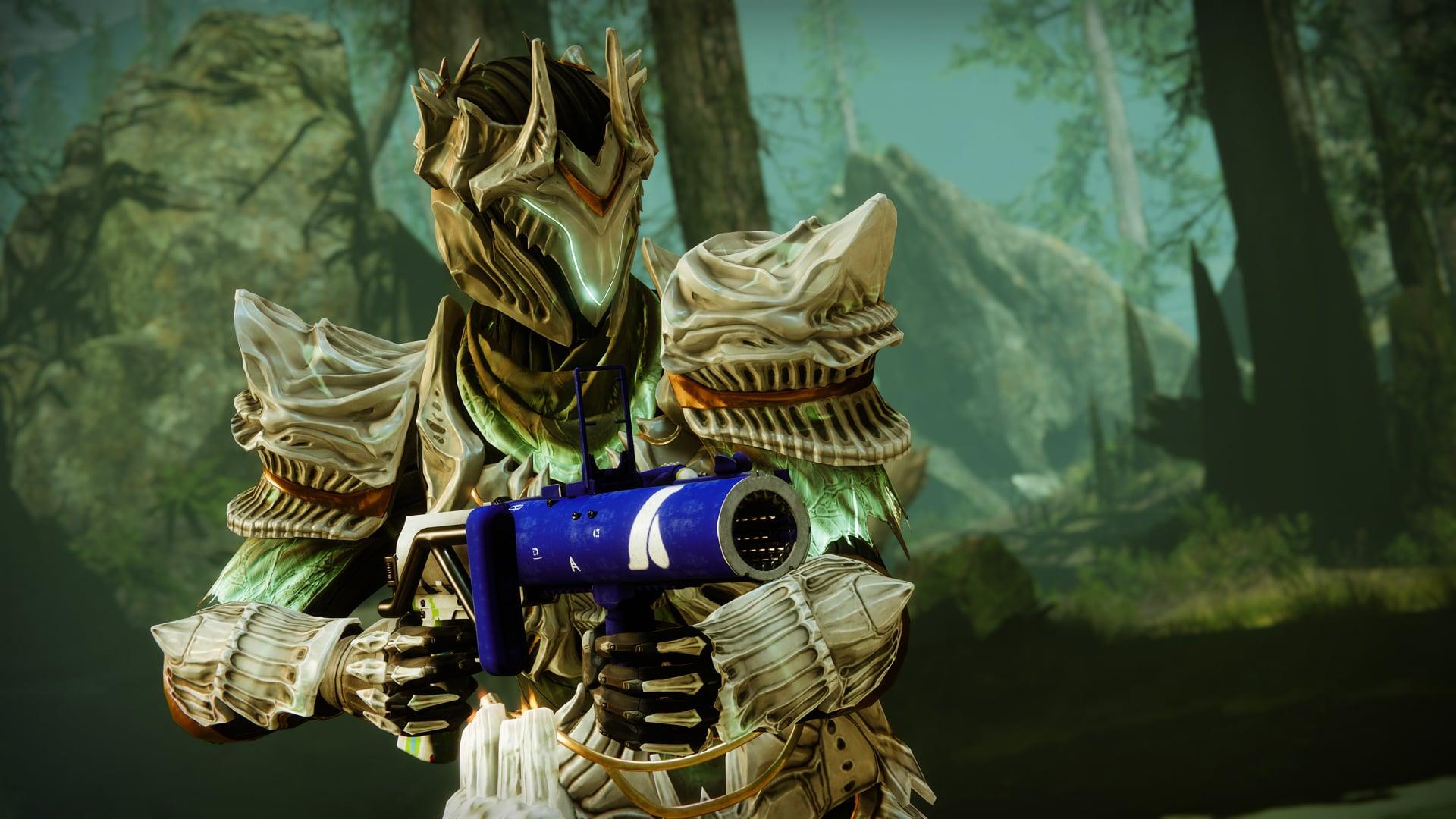 A Guardian explores the subterranean world underneath Titan's surface in Destiny 2 - Season of the Deep (2023), Bungie