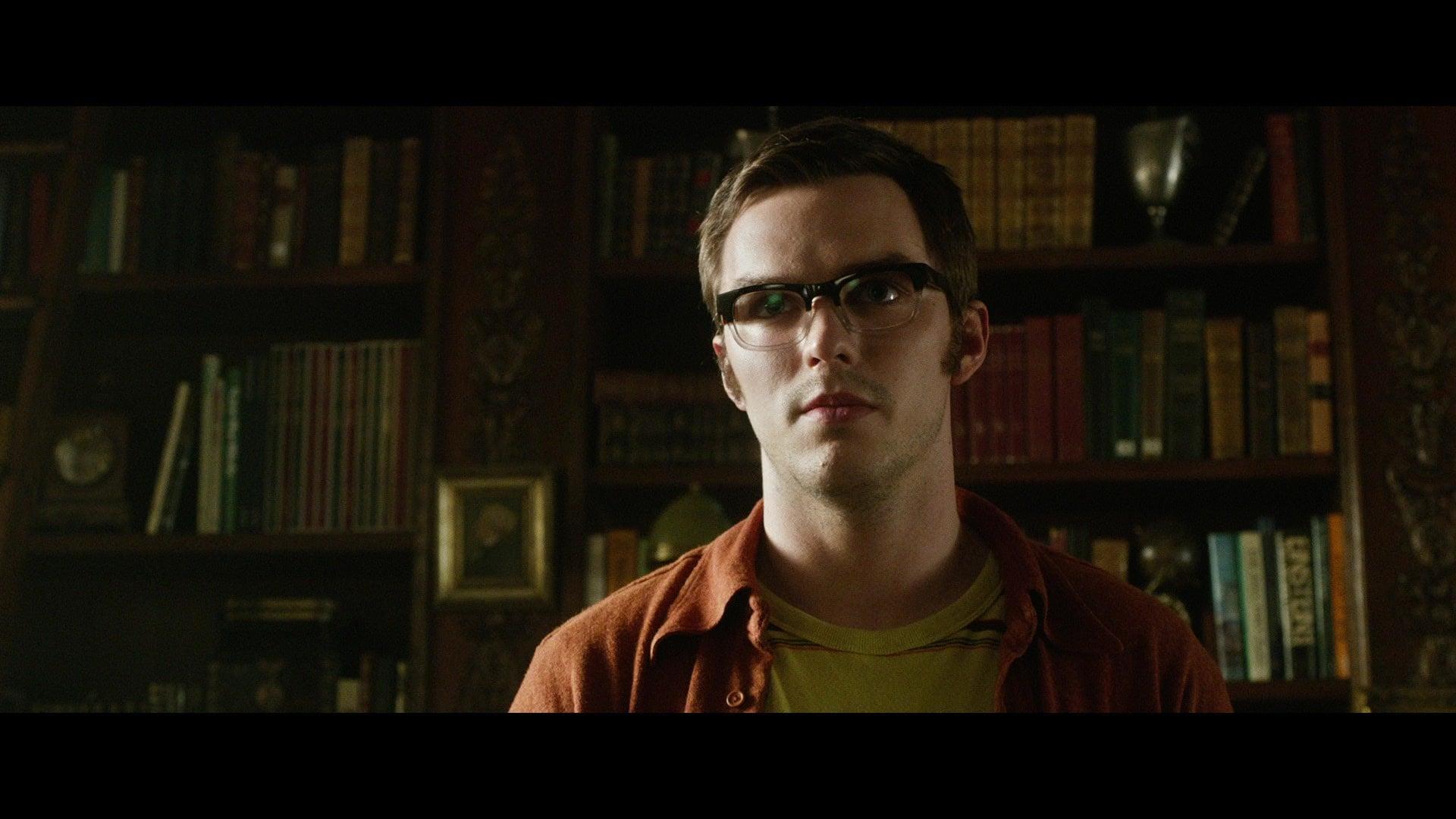 Hank McCoy (Nicholas Hoult) tries to convince Charles Xavier (James McAvoy) to return to the fight in X-Men: Days of Future Past (2014), Marvel Entertainment