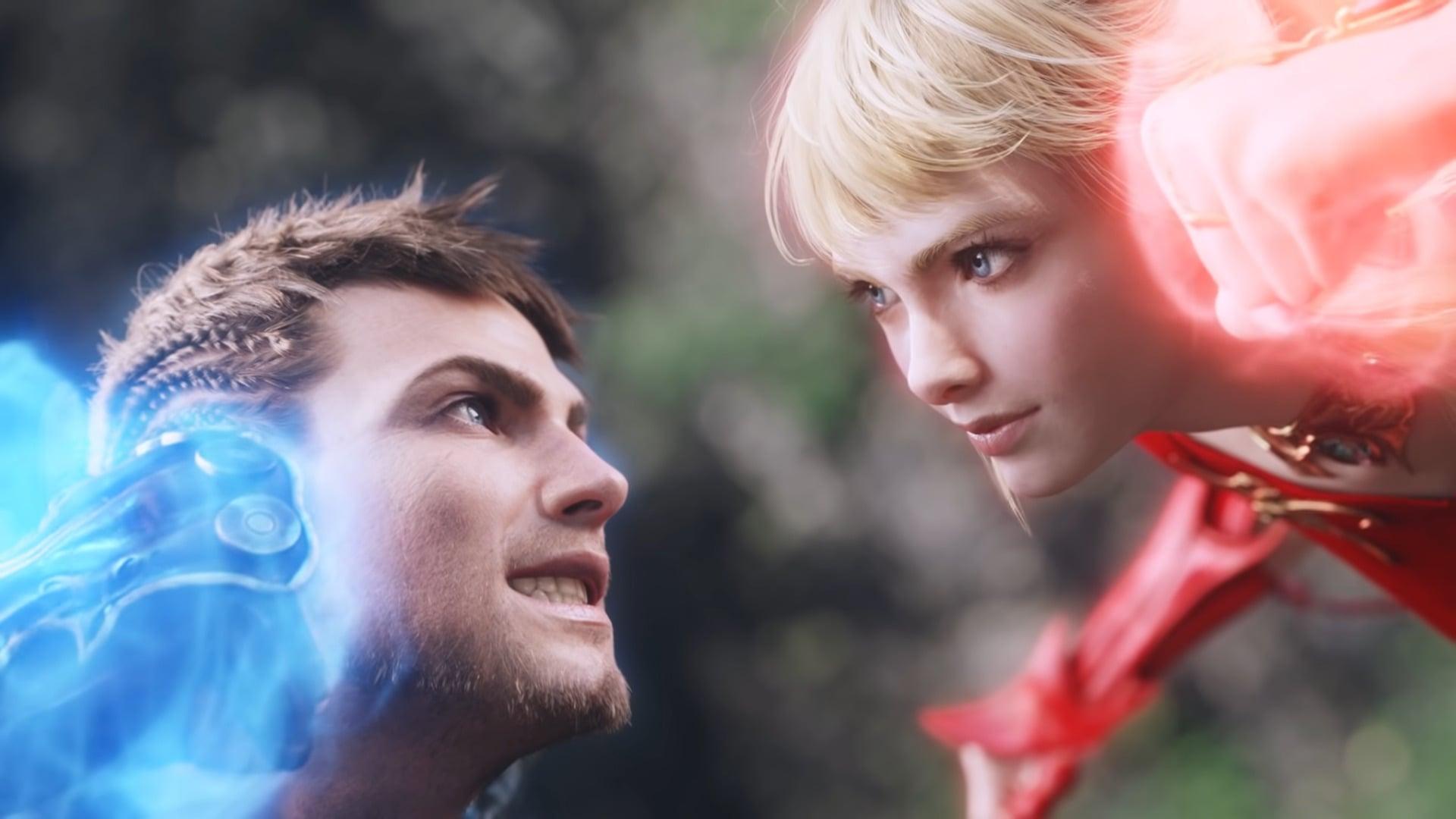 Lyse teaches The Warrior of Light how to use the Monk abilities to dance between the rain drops in Final Fantasy XIV: Stormblood (2017), Square Enix