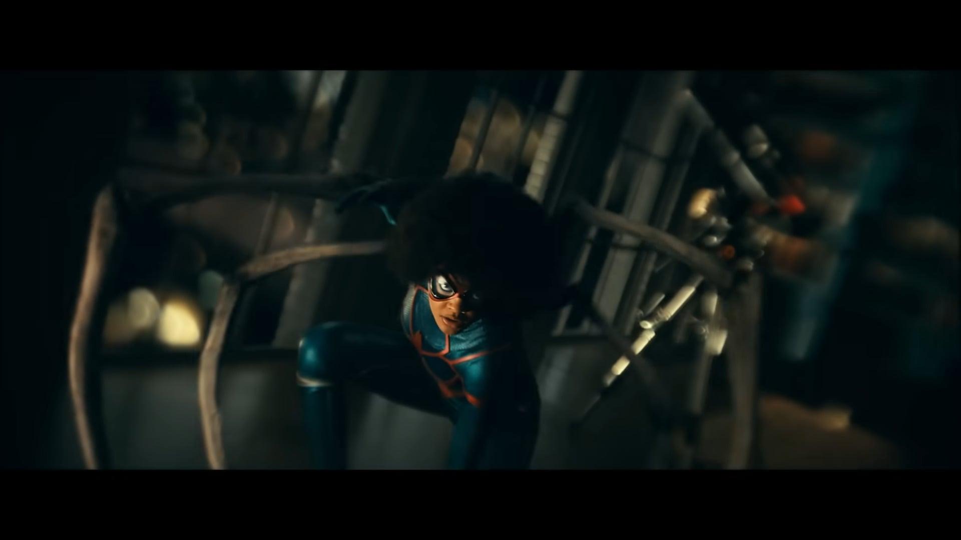 Mattie Franklin (Celeste O'Connor) readies herself for a fight in Madame Web (2024), Sony Pictures