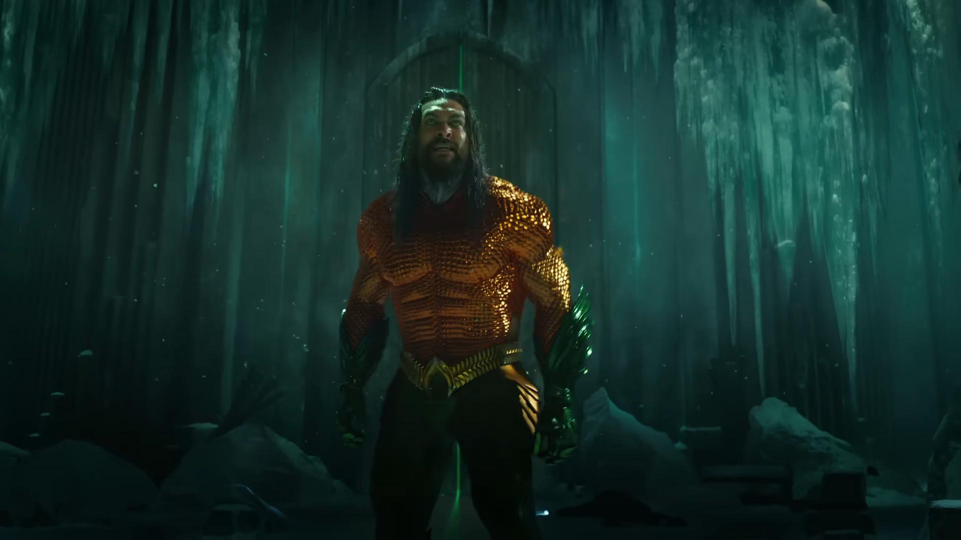 Jason Momoa as Aquaman in Aquaman and the Lost Kingdom (2023), Warner Bros. Pictures
