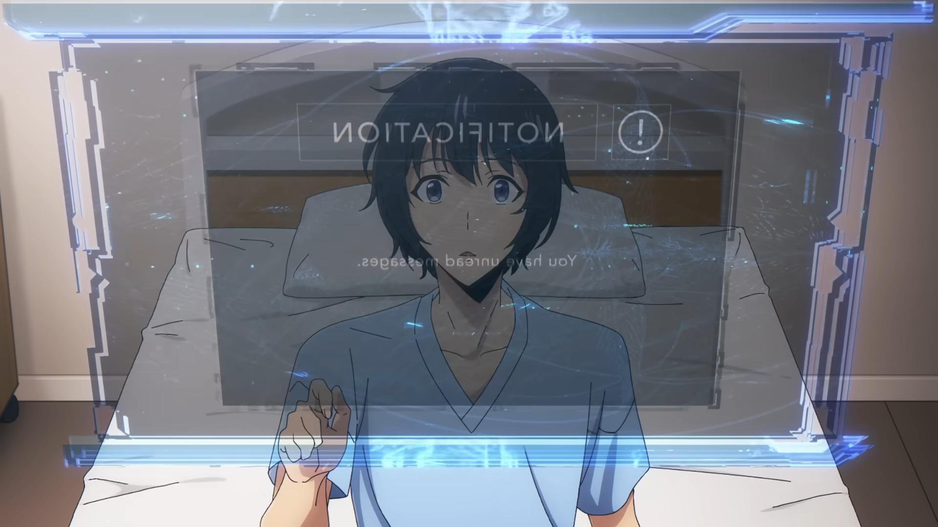 Sung Jinwoo (TBA) receives a surprising notification in Solo Leveling (2024), Aniplex
