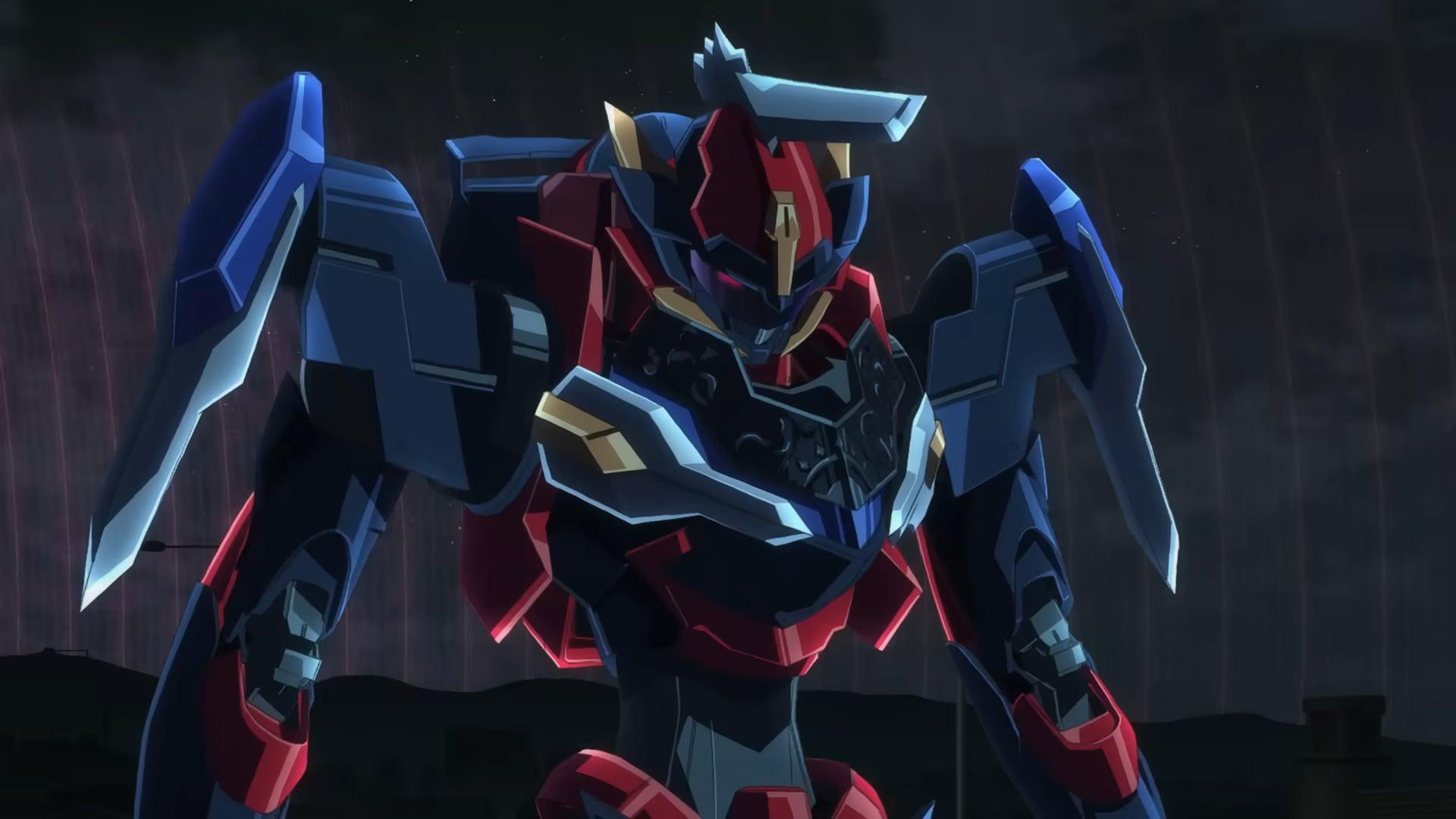 Knightmare Frame Zi-Apollo prepares for its next sortie in Code Geass: Rozé of the Recapture (2024)
