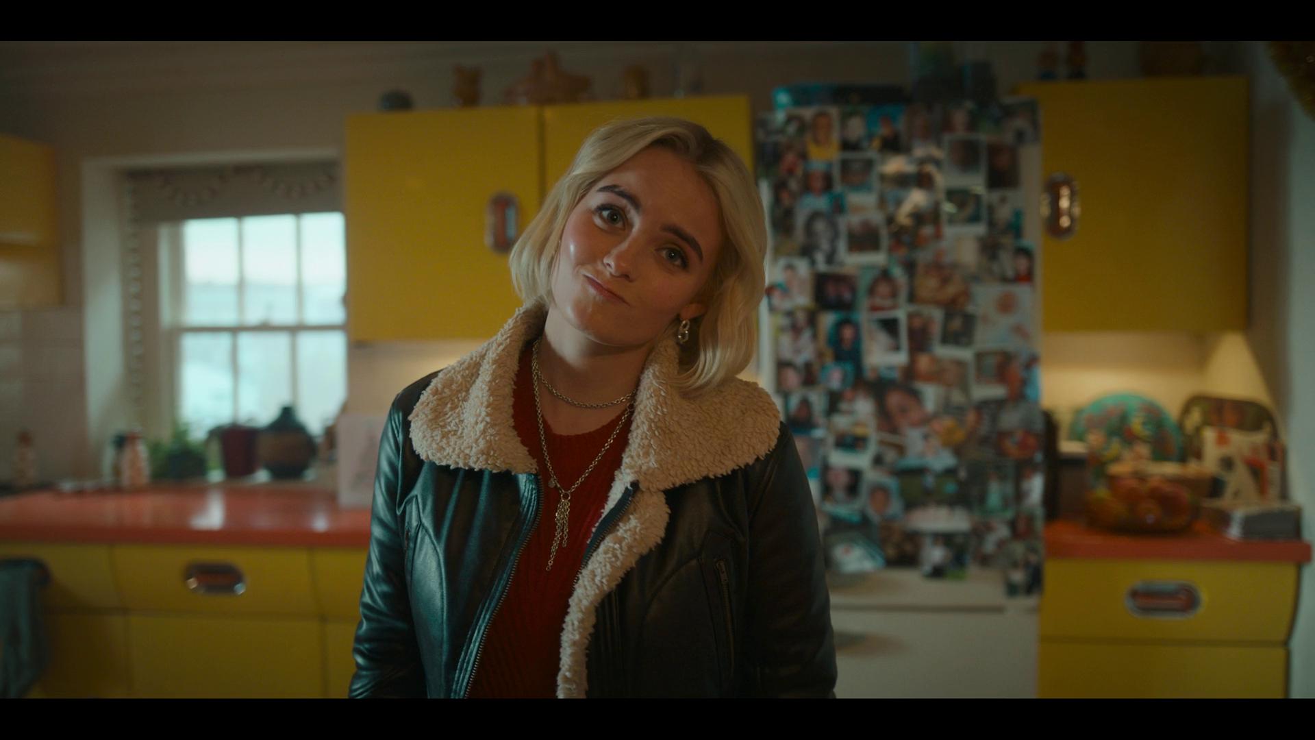 Ruby Sunday (Millie Gibson) accepts the bad news regarding the search for her birth parents in Doctor Who Series 14 Episode 0 "The Church On Ruby Road" (2023), BBC