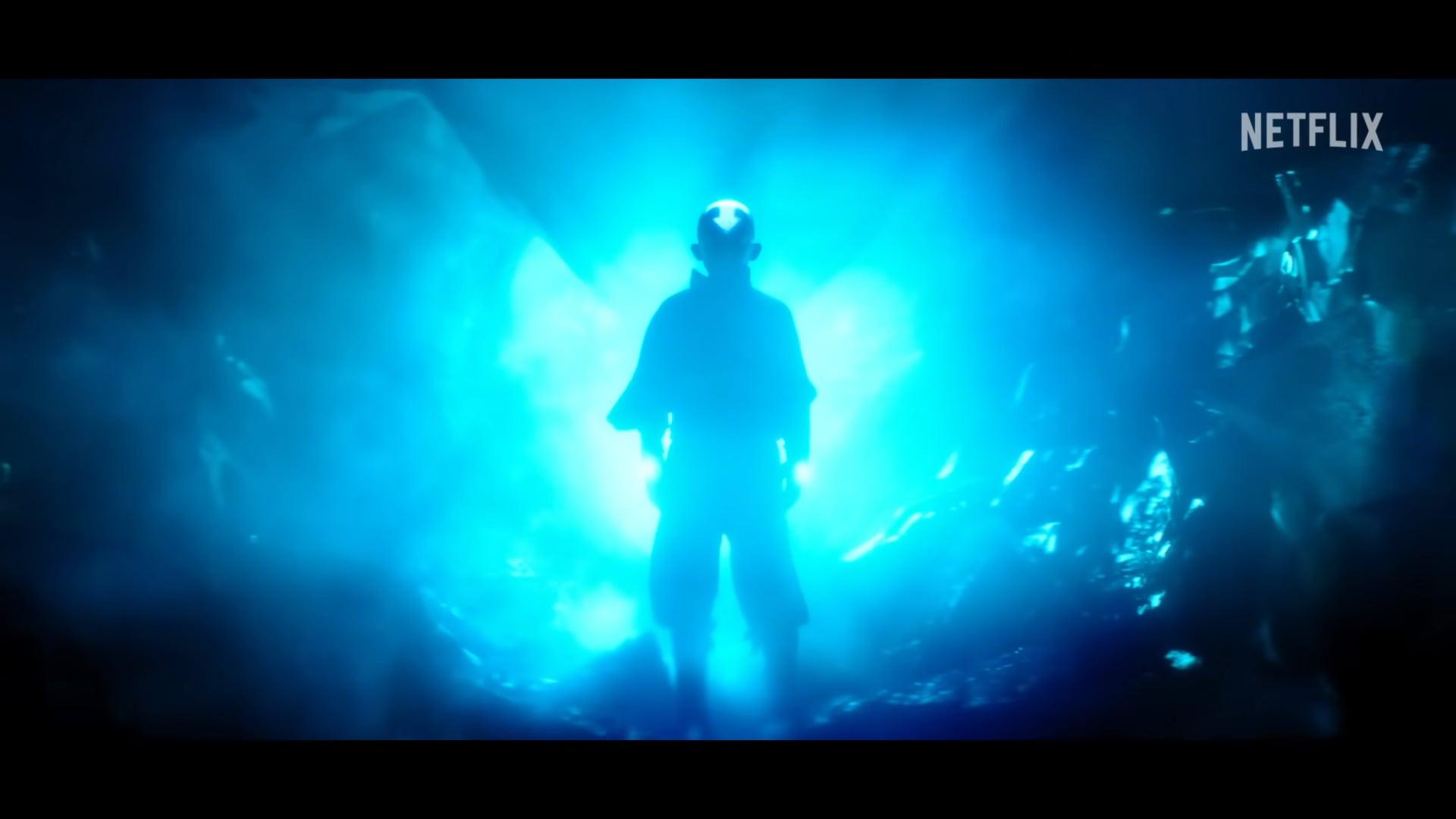 Aang (Gordon Cormier) awakens in Avatar: The Last Airbender (2024), Netflix