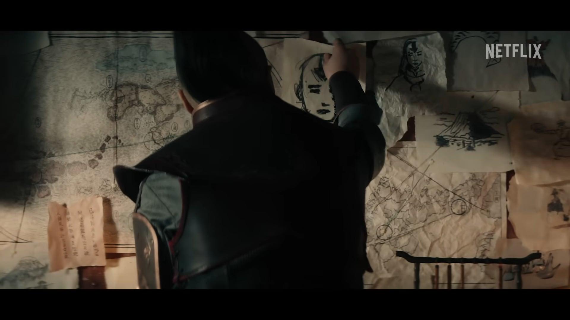 Prince Zuko (Dallas Liu) is on Aang's (Gordon Cormier) tail in Avatar: The Last Airbender (2024), Netflix
