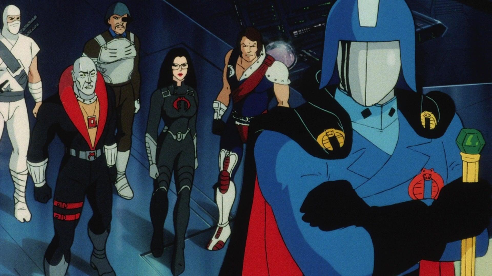 Cobra Commander (Chris Latta) prepares to launch an assault on Joe HQ in G.I. Joe: The Movie (1987), Sunbow Productions