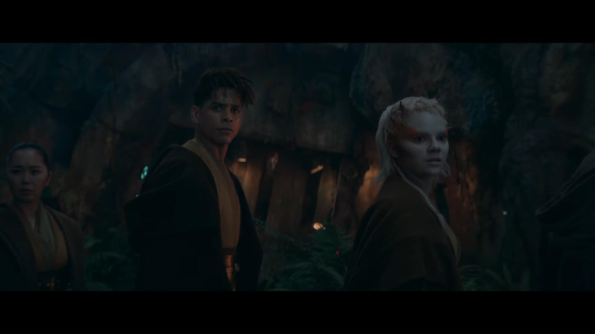Jecki (Dafne Keen) senses an approaching Sith in The Acolyte (2024), Disney