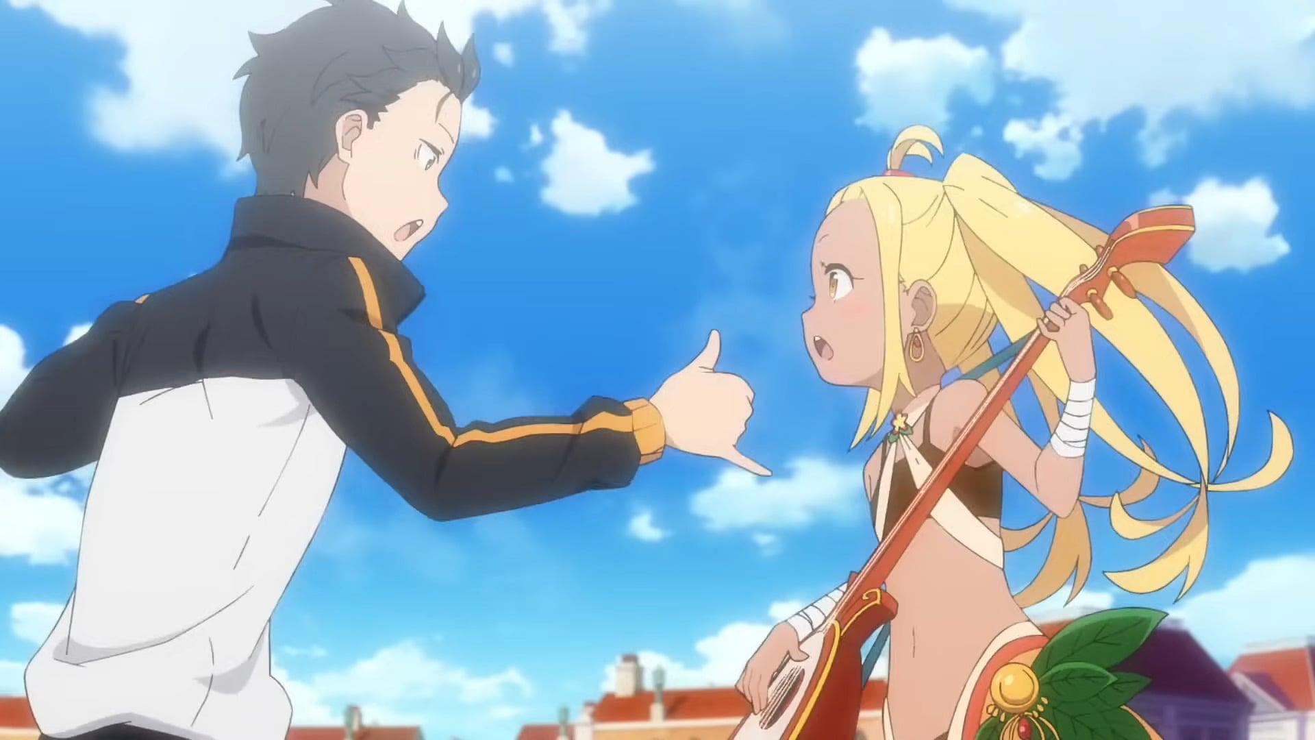 Subaru (Yusuke Kobayashi) and Lillian (Aya Yamane) share a dance in Re:Zero - Starting Life in Another World Season 3 (2024), Studio White Fox