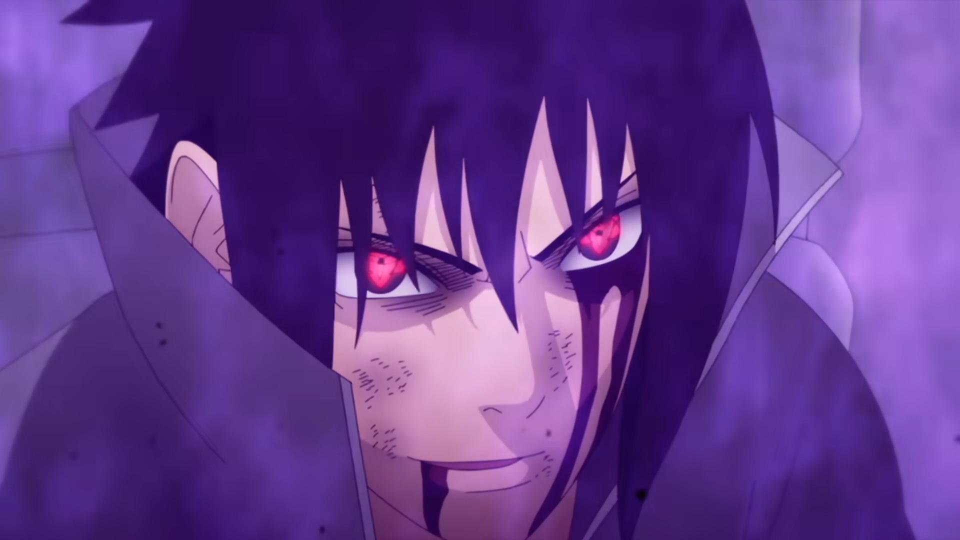 Sasuke (Noriaki Sugiyama) reveals his Sharingan in 完全新作PV “ROAD OF NARUTO” | アニメ『NARUTO-ナルト-』20周年記念 | studioぴえろ【公式】(2023), Studio Pierrot