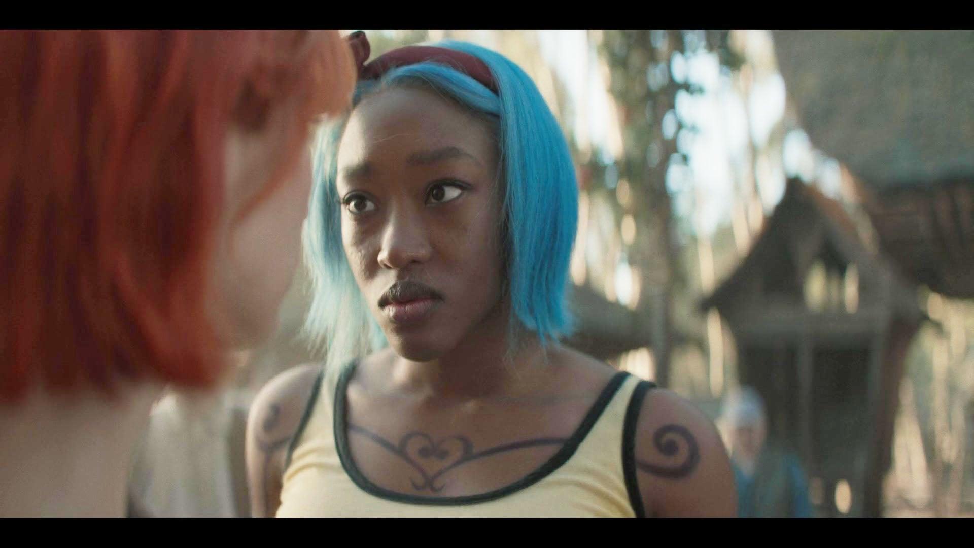 Nojiko is disappointed in Nami's (Emily Rudd) turn to piracy in One Piece Season 1 Episode 6 "The Girl with the Sawfish Tattoo" (2023), Netflix