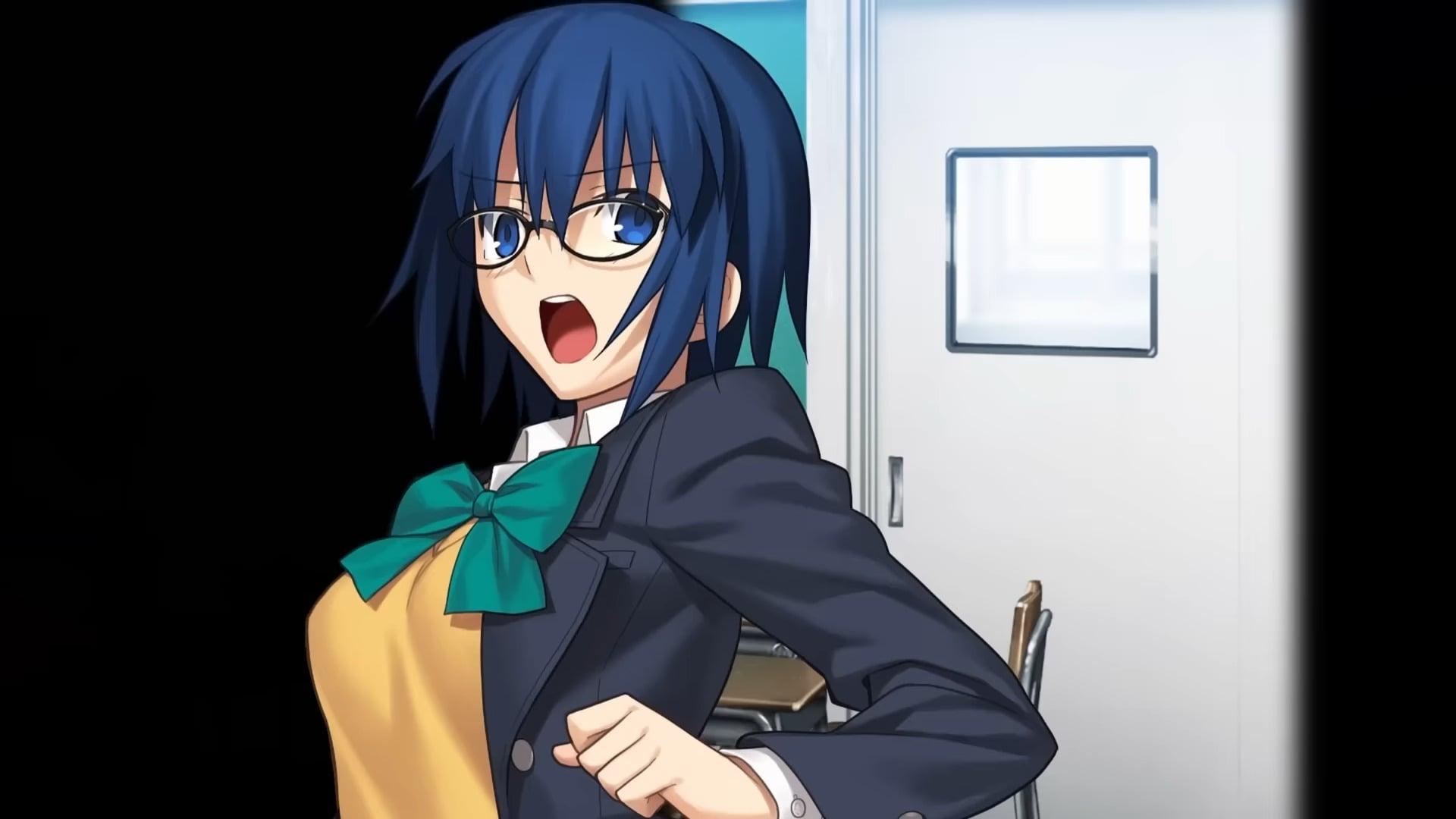 Ciel (Kaede Hondo) chastises Shiki Tohno (Ryōsuke Kanemoto) for his impure thoughts in Tsukihime - A Piece of Blue glass moon - (2024), Type-Moon