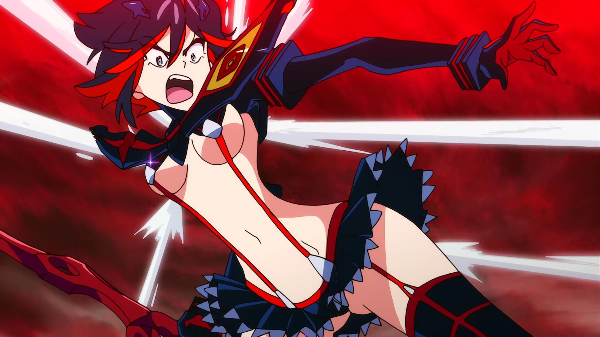 Senktesu (Toshihiko Seki) begins to unravel in Kill la Kill Episode 12 "Spit Your Sadness Away" (2013), Studio Trigger