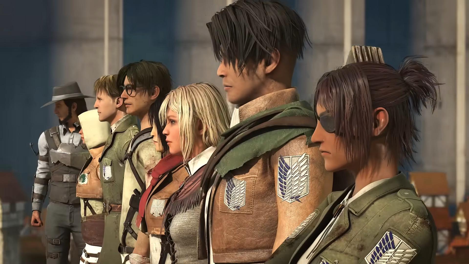 The game's cast pledge their hearts to the Survey Corps in Dead by Daylight (2016), Behaviour Interactive