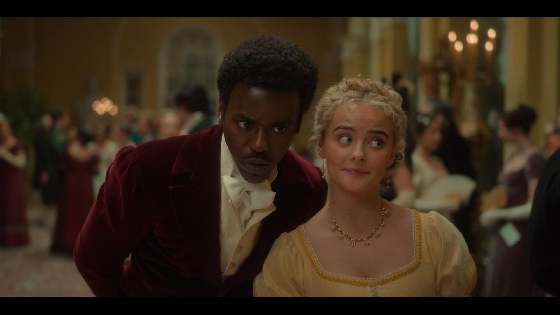 The Doctor (Ncuti Gatwa) and Ruby (Millie Gibson) prepare to investigate the murder of Lord Barton (Paul Forman) in Doctor Who Series 14 Episode 6 "Rogue" (2024), BBC