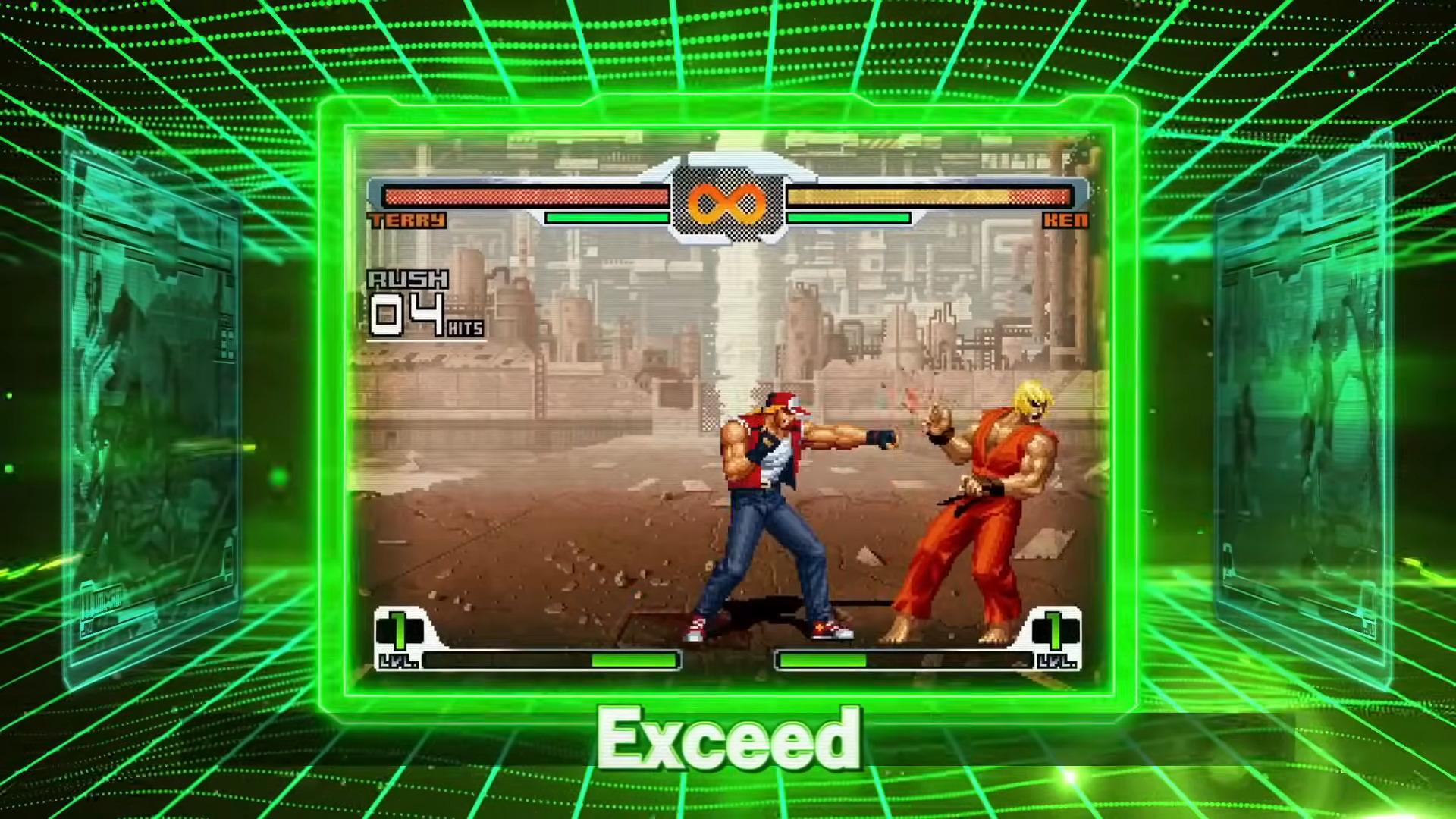Terry Bogard shows his moves against Ken Masters in SNK Vs. Capcom: SVC Chaos (2024), SNK/Capcom