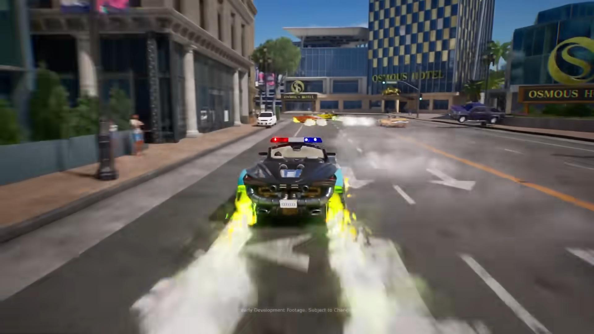 The 5-0 goes from 0-to-60 in Crazy Taxi (TBD), Sega