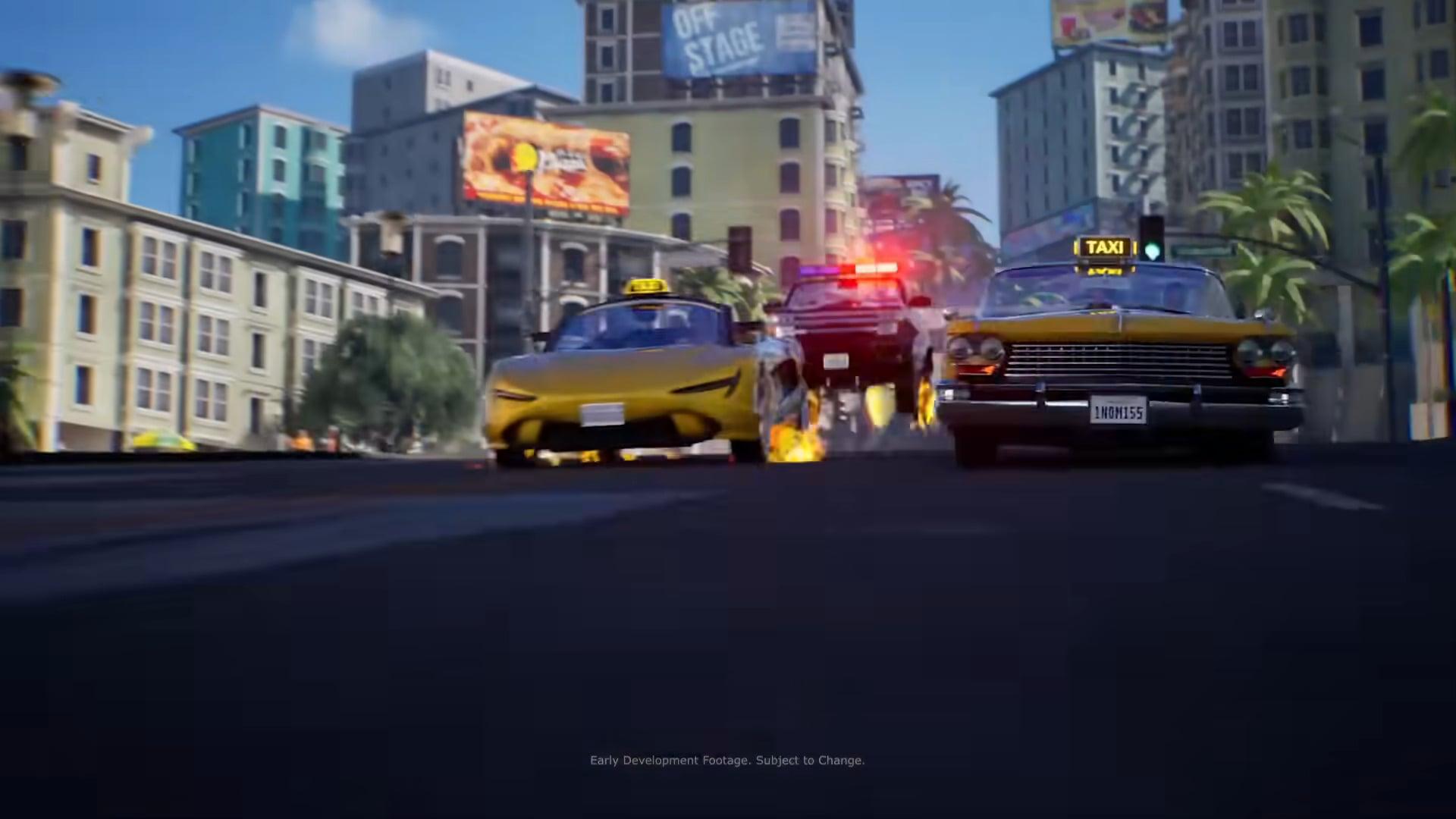 The cops give chase in Crazy Taxi (TBD), Sega
