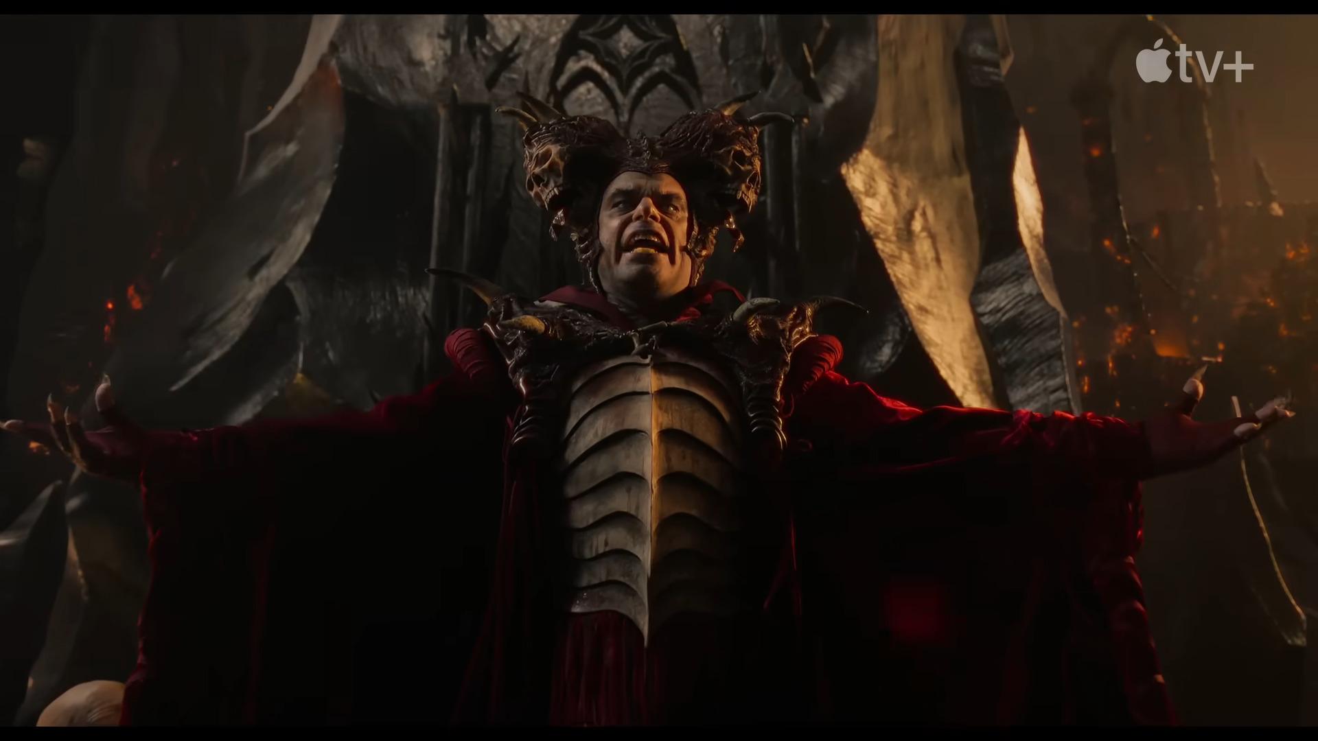 Pure Evil (Jemaine Clement) vows vengeance on the titular team in Time Bandits (2024), Apple TV
