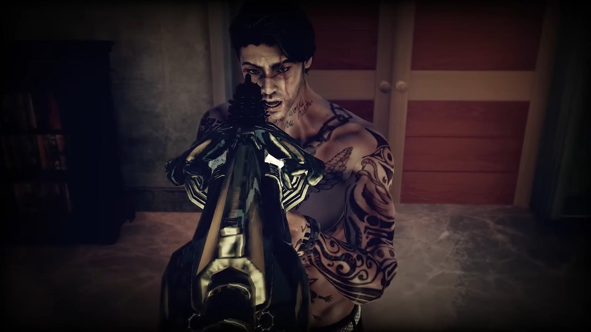 Garcia Hotspur (Steve Blum) is ready to put some Demons down in Shadows of the Damned (2011), Grasshopper Manufacture