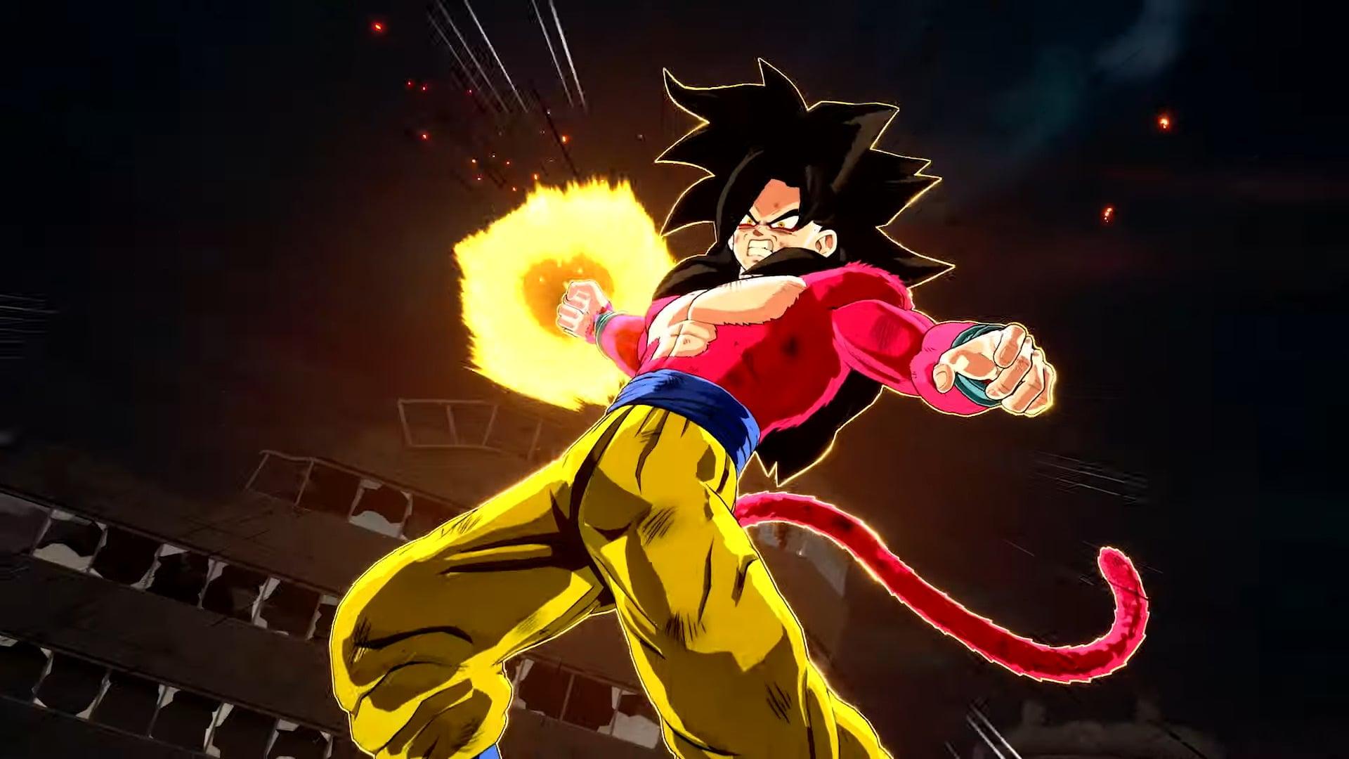 Goku (Masako Nozawa) prepares to unleash a Dragon Fist in DRAGON BALL: Sparking! ZERO (2024), Bandai Namco