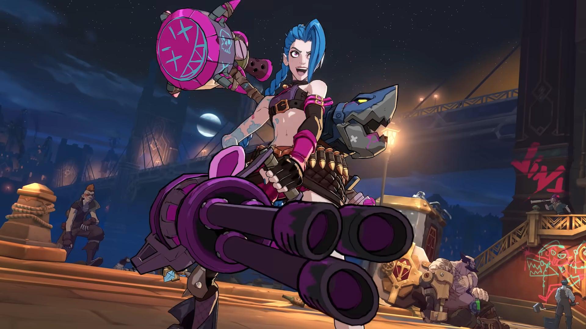Jinx (Sarah Anne Williams) is ready to brawl in 2XKO (2025), Riot Games