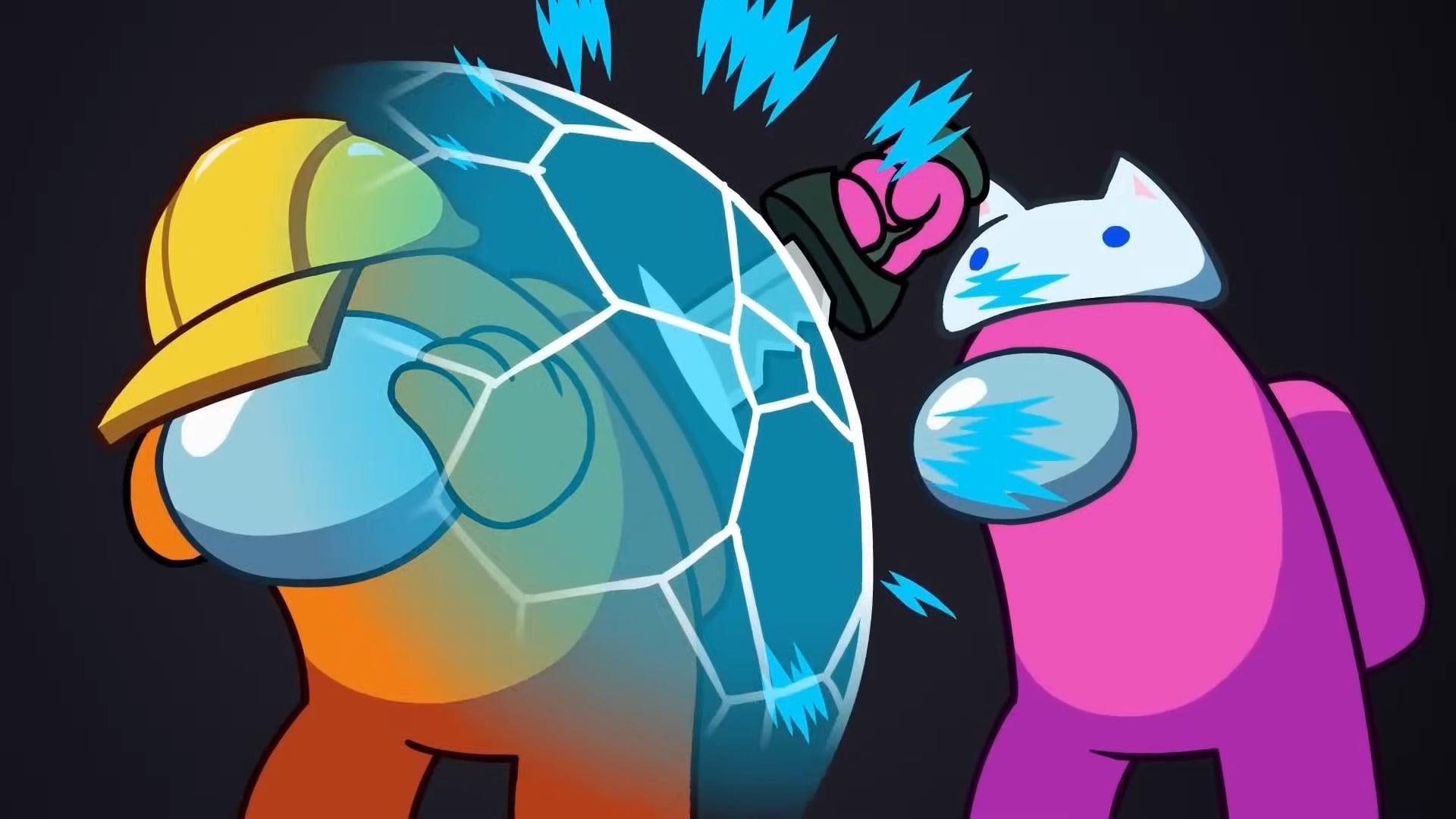 A crewmate is protected from a fatal attack in Among Us (2018), Innersloth