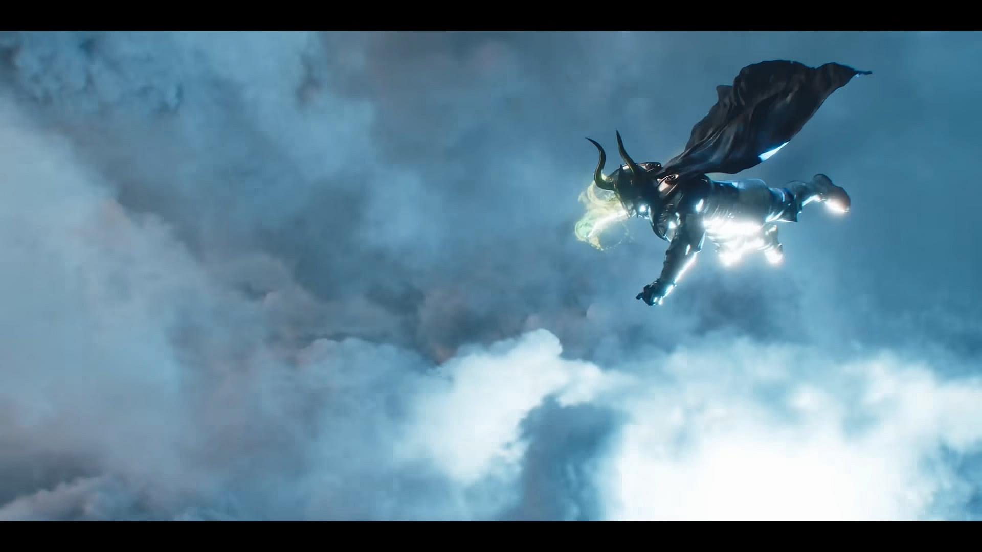 Capricorn Shura takes aim at Sagittarius Aiolas in Knights of the Zodiac (2023), Toei Animation