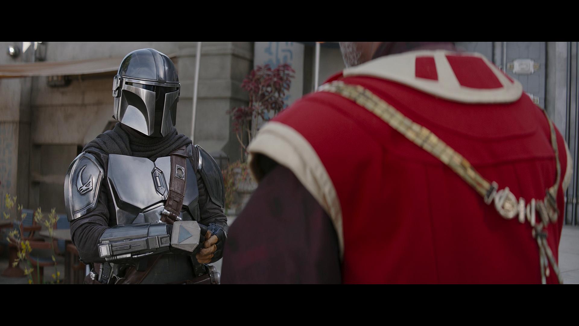 Din Djarin strikes a deal with Greef Karga in The Mandalorian Season 3 "Chapter 24 - The Return"