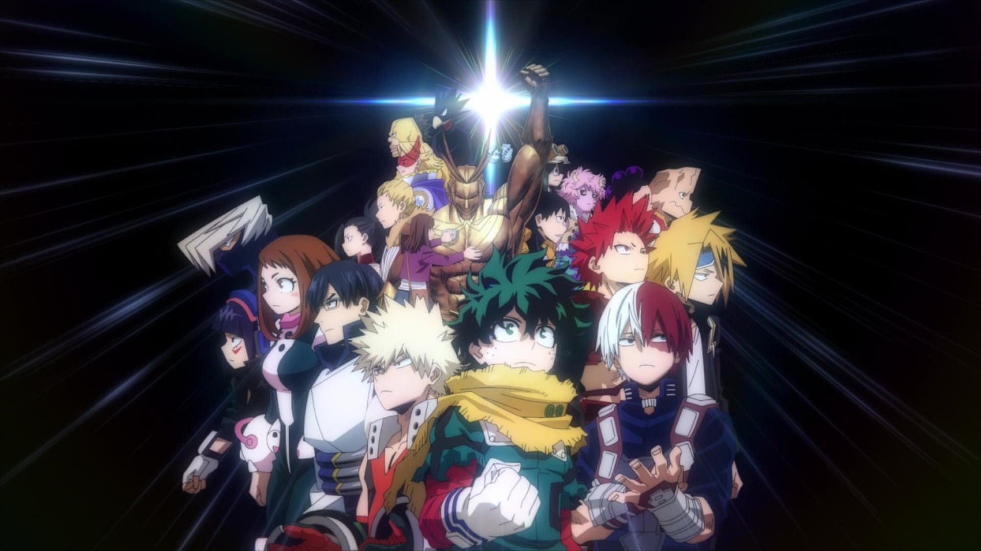 Class 1A protecting All Might's Statue in My Hero Academia Season 6 Episode 25 (2023), Bones