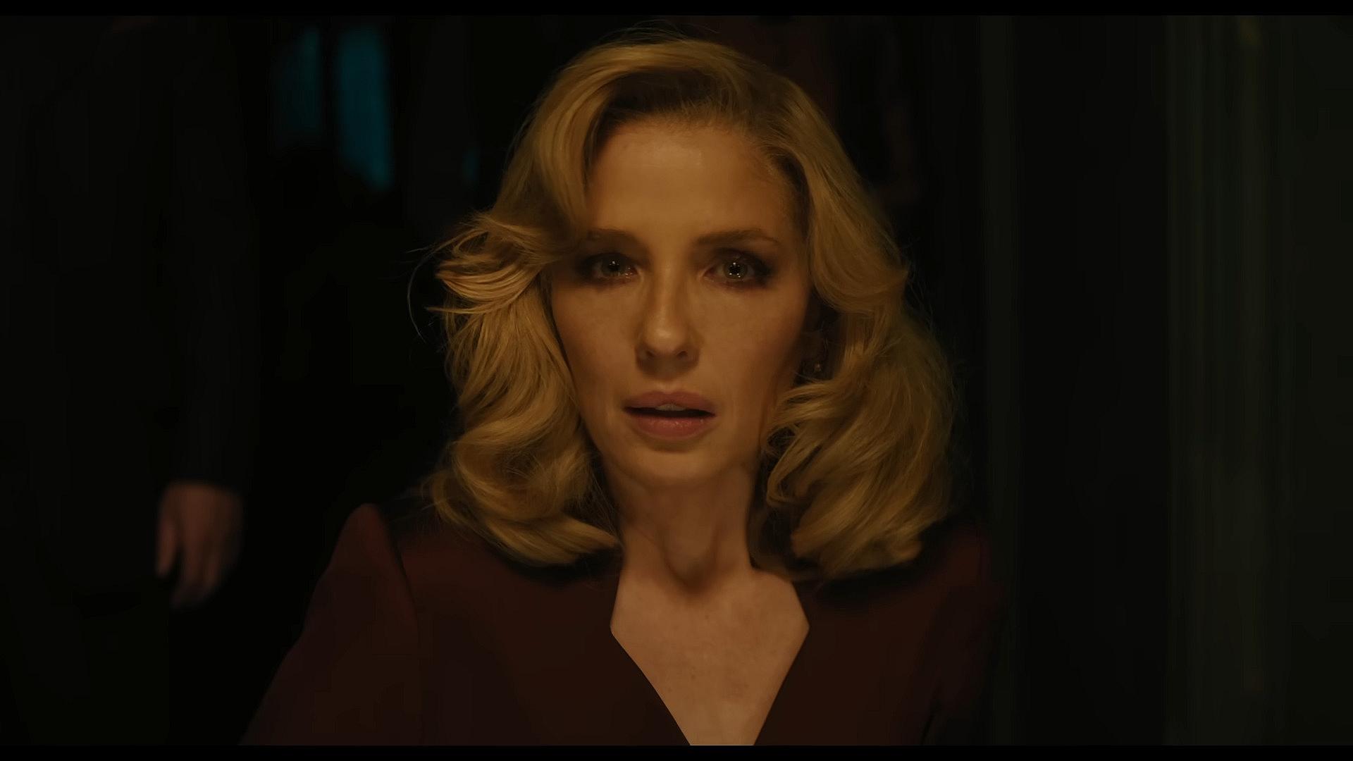 Rowena Drake is overwhelmed with fear in A Haunting in Venice (2023), 20th Century Studios