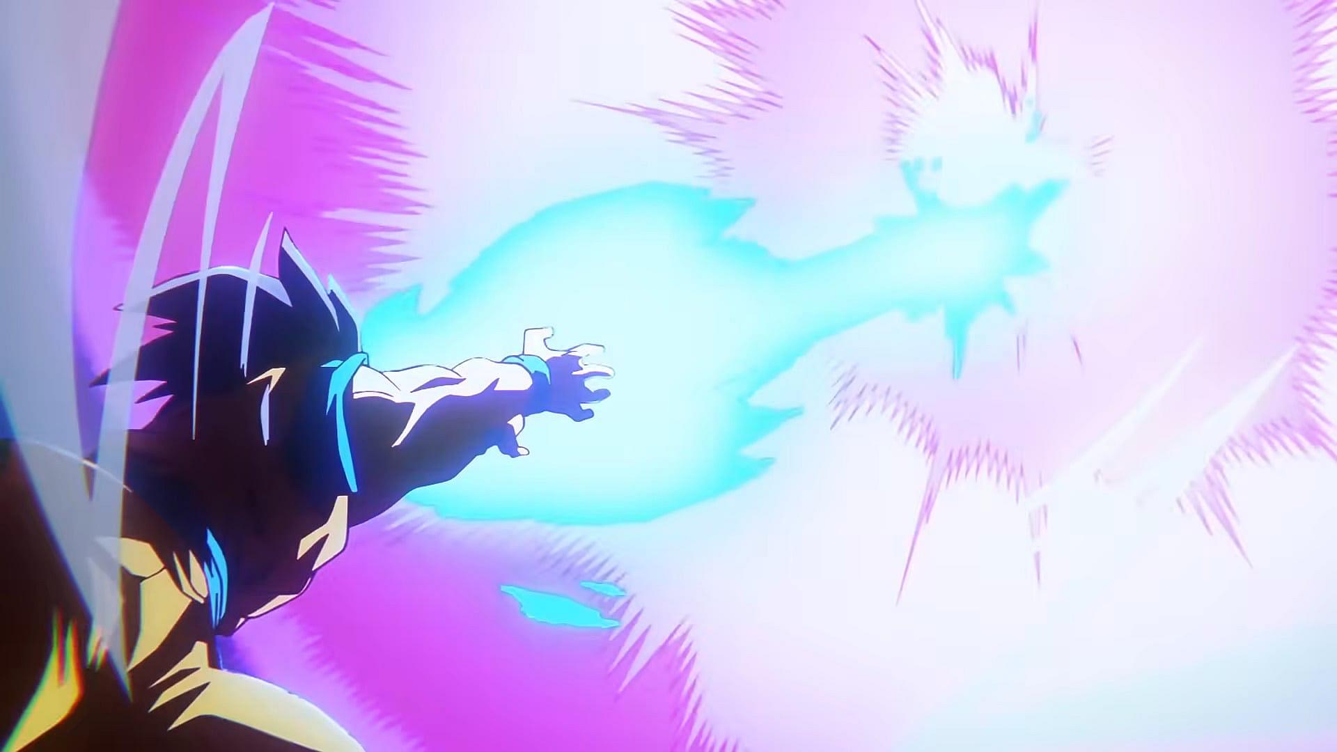 Goku counters Vegeta's Galick Gun with Kamehameha in Dragon Ball Daima (2024), Toei Animation