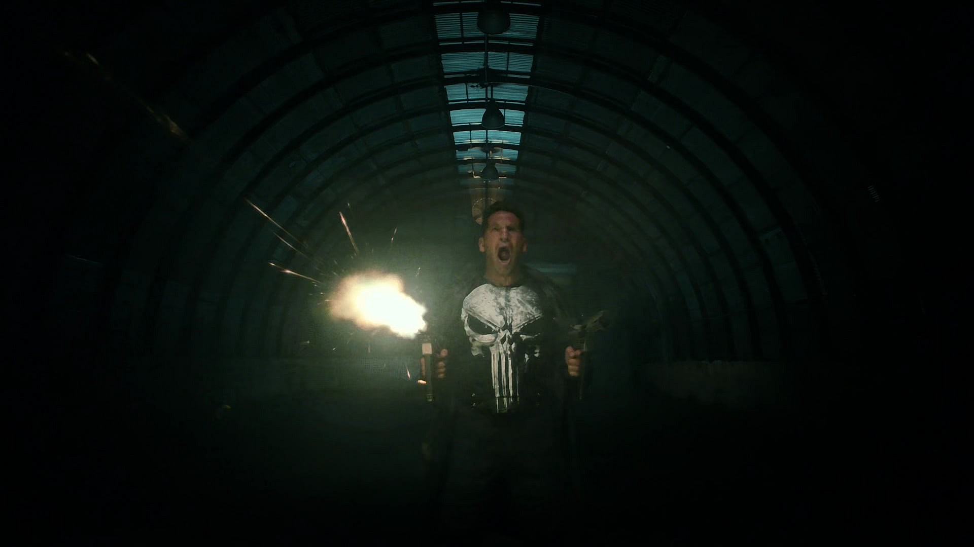 The Punisher (Jon Bernthal) makes his costumed debut in Season 2 Episode 13 "The Whirlwind" (2019), Marvel Entertainment