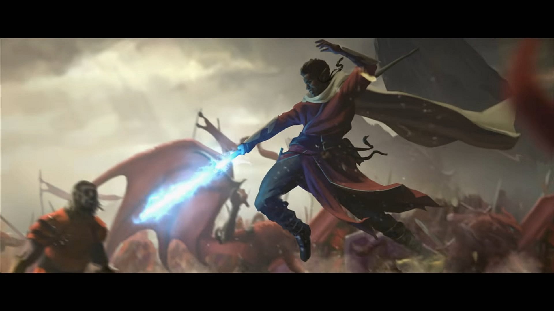 An elf leaps into battle in Spelljammer Announce Trailer | D&D Direct, Dungeons & Dragons YouTube