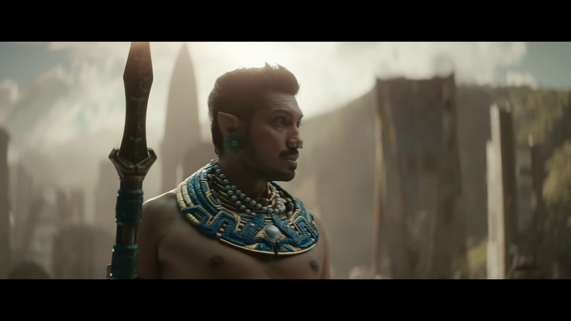 Namor (Tenoch Huerta) makes his stand against Wakanda in Black Panther: Wakanda Forever (2022), Marvel Entertainment via YouTube