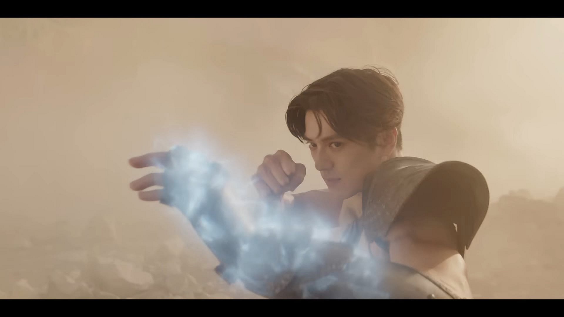 Seiya (Maceknyu) prepares to unleash his cosmos in Knights of the Zodiac (2023), Toei Animation via YouTube