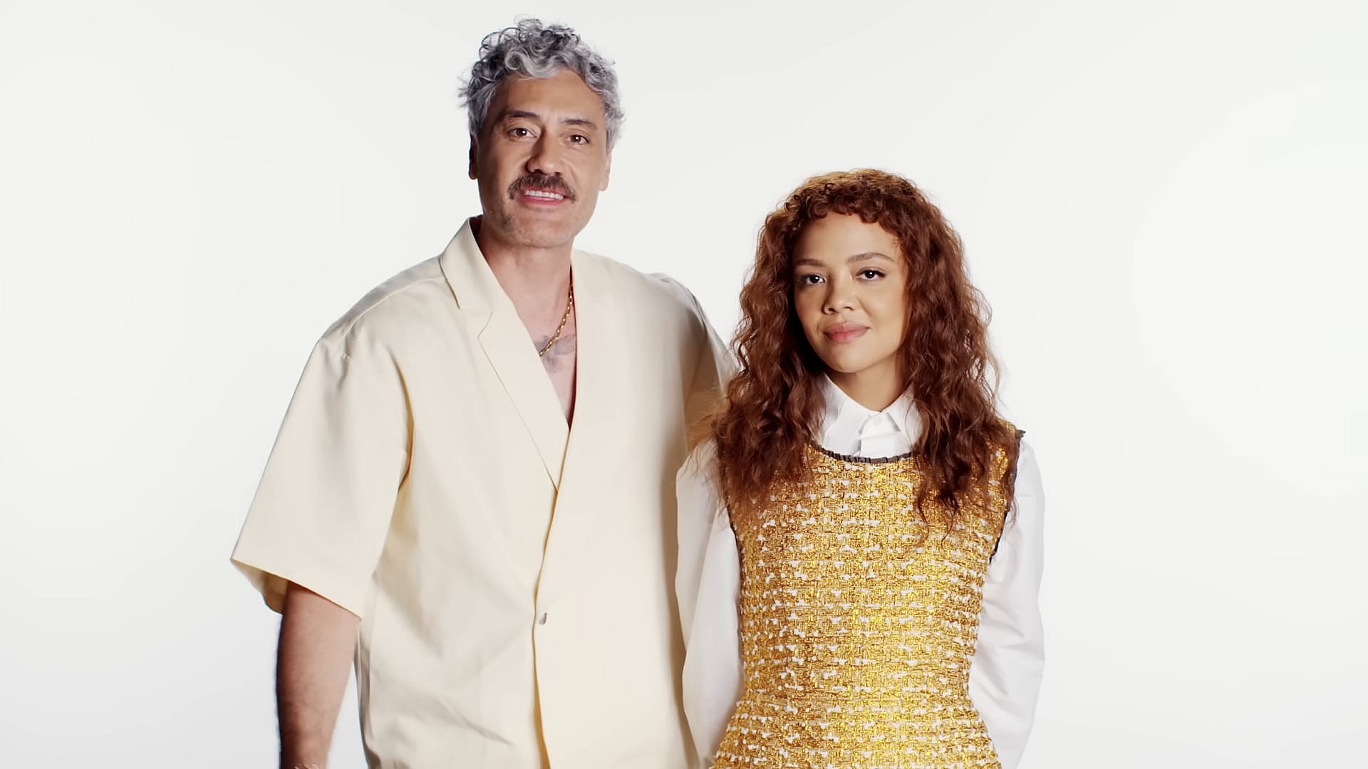 Taika Waititi and Tessa Thompson are moments away from revealing just how little the director cared about Thor: Love and Thunder during an interview with Vanity Fair