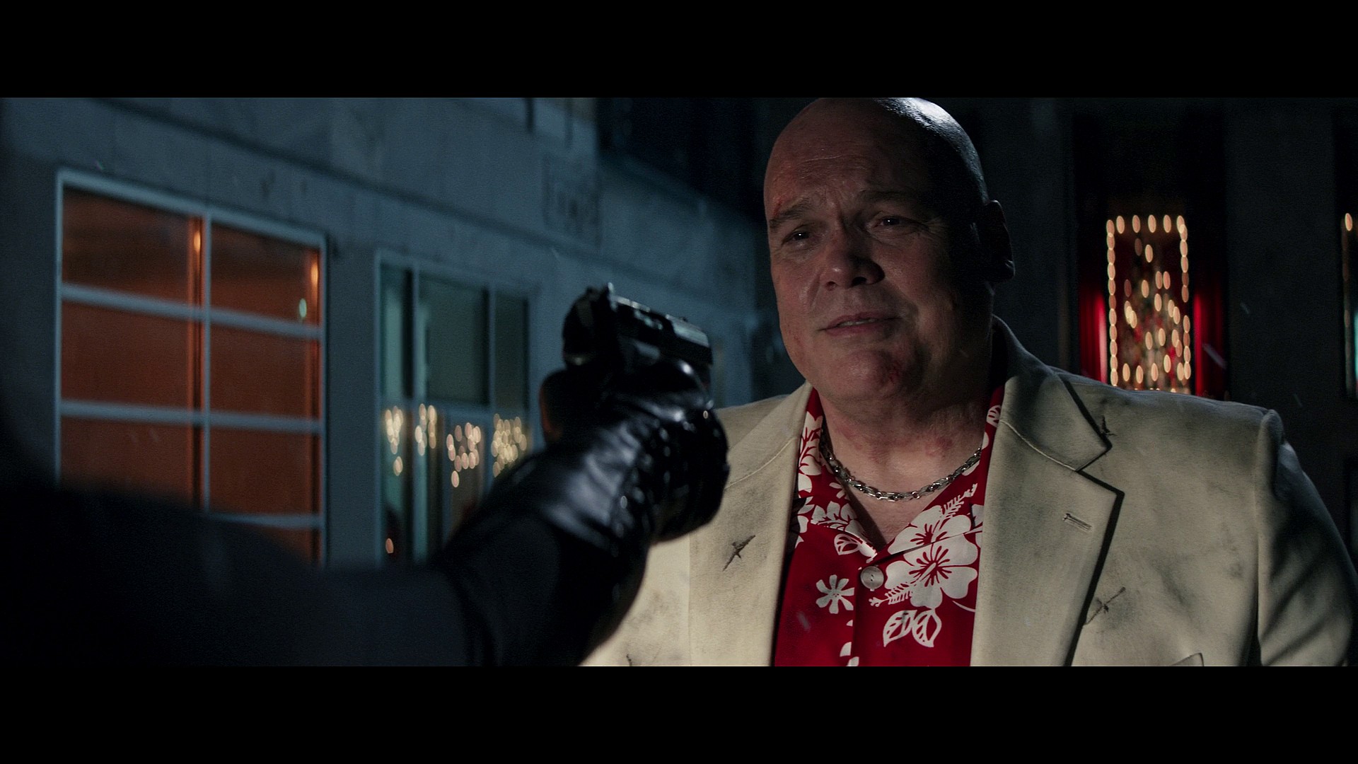 Wilson Fisk (Vincent D'Onofrio) meets his end at the hands of Echo (Alaqua Cox) in Hawkeye Season 1 Episode 6 "So This Is Christmas?" (2021), Marvel Entertainment